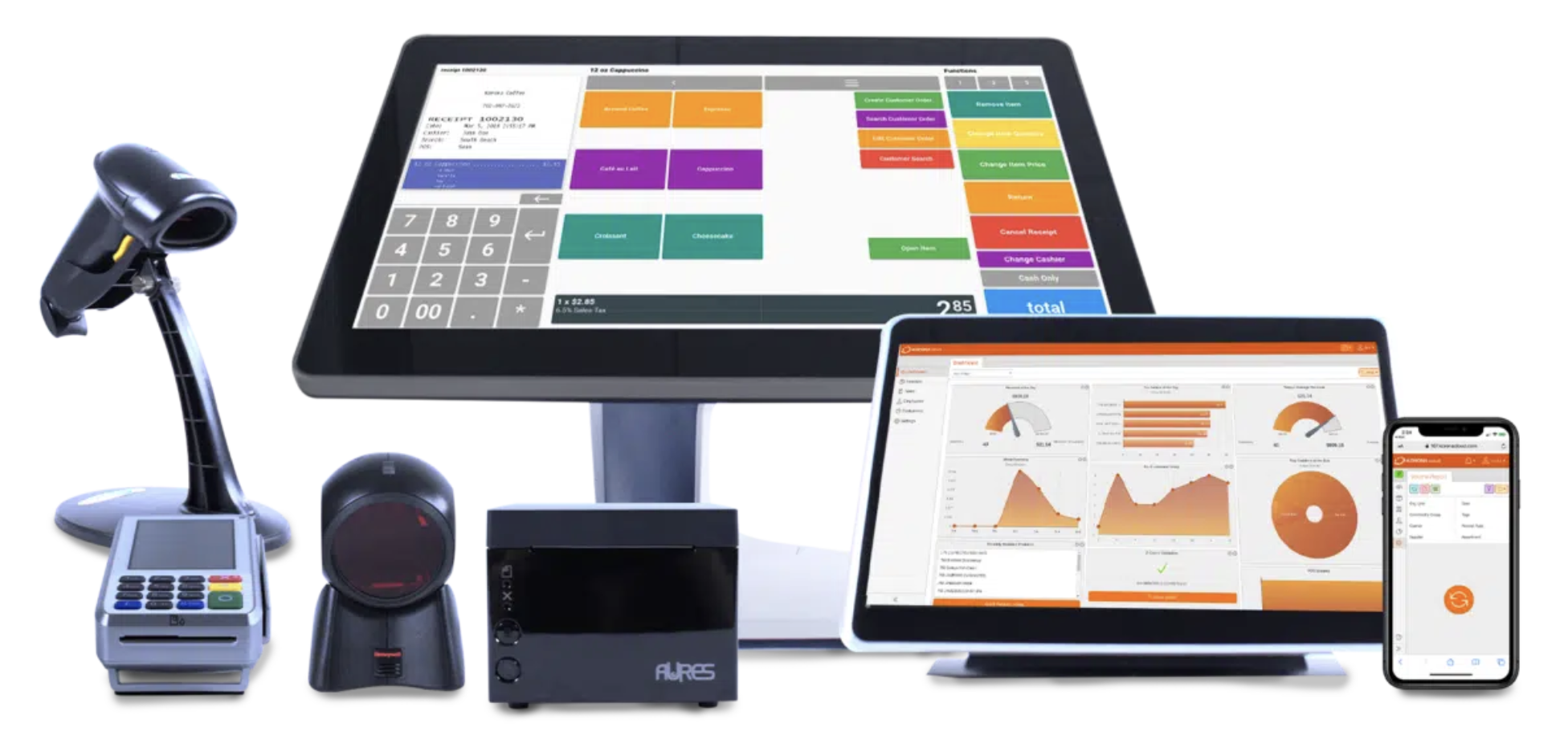 Retail POS Terminals of KORONA POS. 