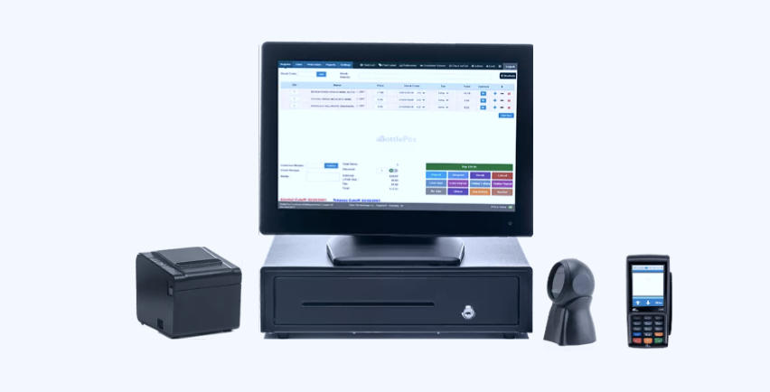 Retail POS Terminals of Bottle POS as one of the best POS system for Liquor stores. 