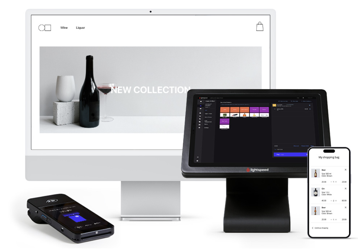 Retail POS Terminals of Lightspeed Retail as one of the best POS system for Liquor stores. 